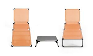 AİLE Konfor Paketi I 2 Ad. Şezlong + AMİGO Sehpa