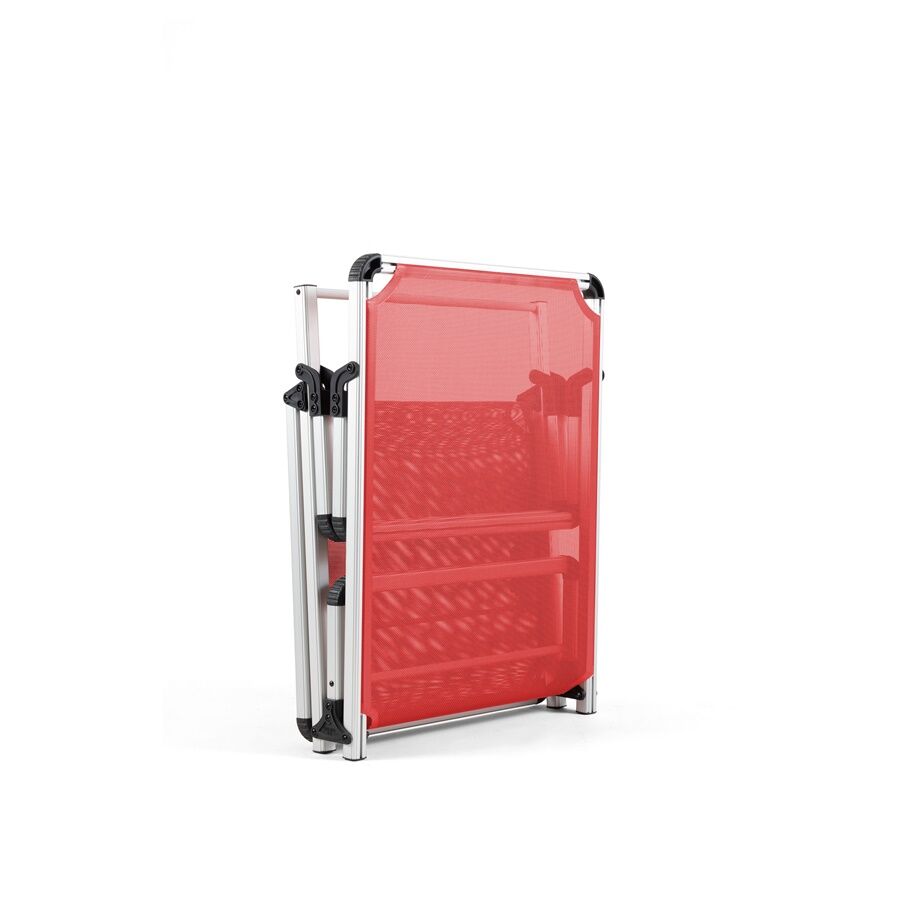 DUO Relax Set I 2 Adet Şezlong + Amigo Sehpa Red