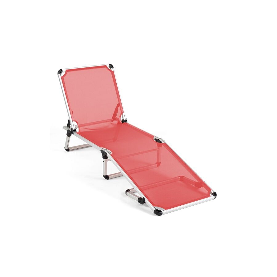 DUO Relax Set I 2 Adet Şezlong + Amigo Sehpa Red File