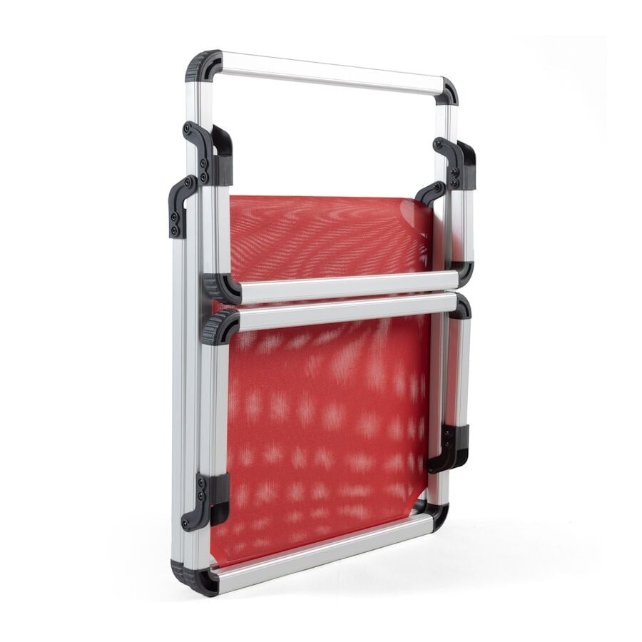 MINI Şezlong I Beach Set Anodize & RED