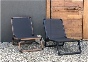 Alüminyum Katlanır Sandalye I Black in TEAK