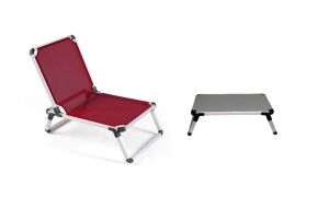 SOLO Keyif Paketi  I  Alüminyum Sandalye + AMİGO Sehpa