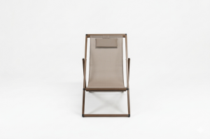 EASY Alüminyum Katlanır Şezlong I CEVİZ & Cappicuno File