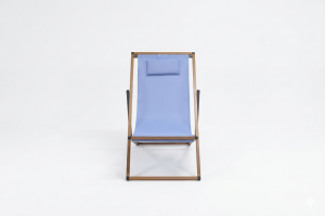 EASY Alüminyum Katlanır Şezlong I TEAK & Blue File