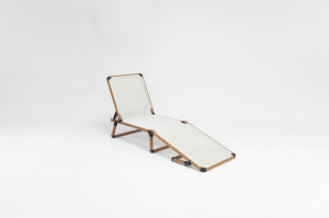 Alüminyum Katlanır Şezlong I TEAK & Latte File
